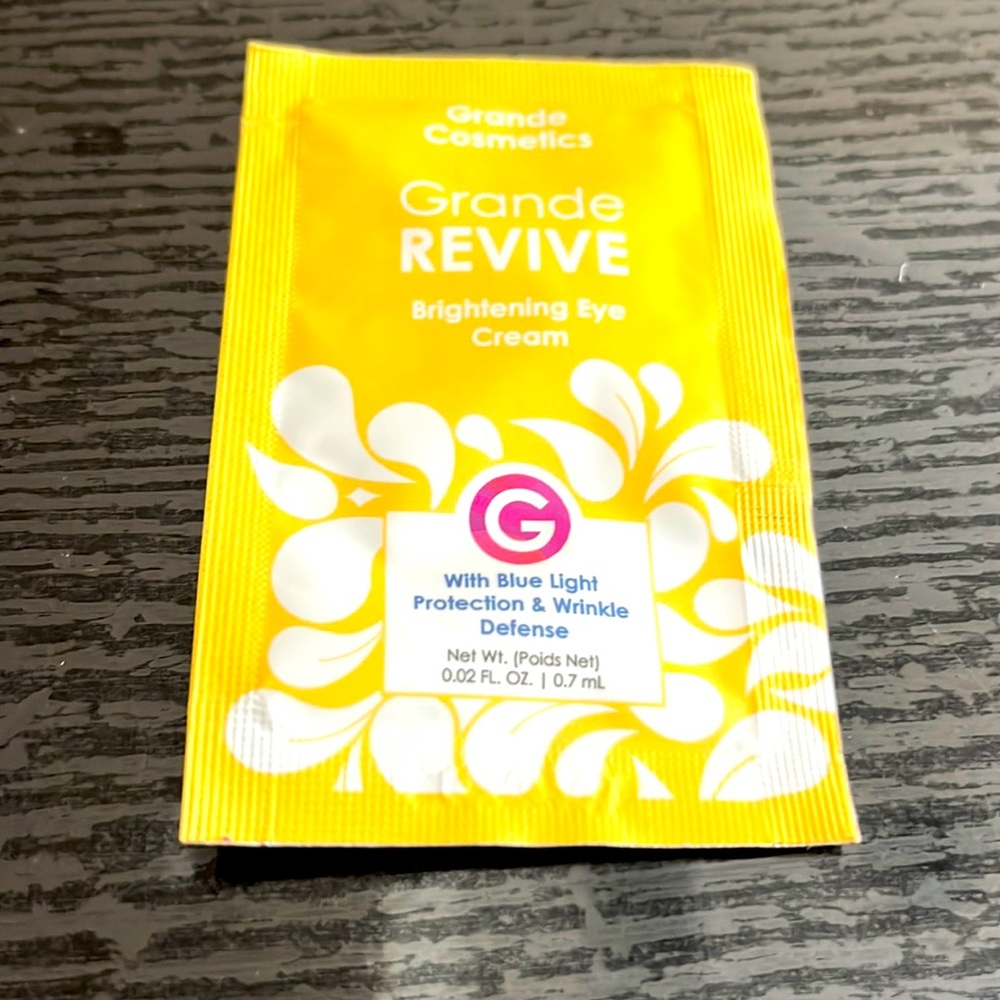 Grande revive eye cream.